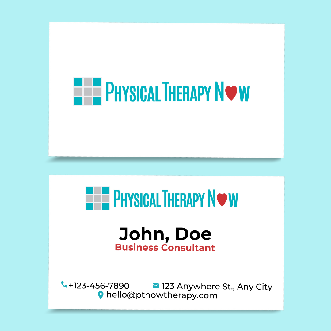 PT Therapy Now Business Cards