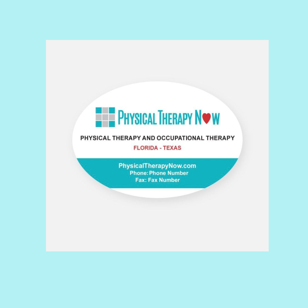 PT Therapy Now Oval (2"x 3") Sticker Rolls